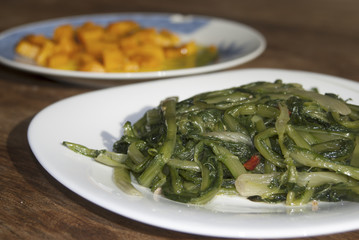 variety of Italian food