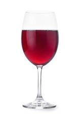 Glass of red wine