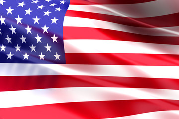 Obraz premium Flagge der USA