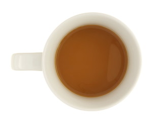 Kaffee in Vogelperspektive