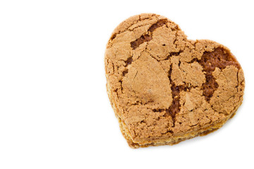 Donut with amaretti biscuits