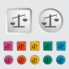 Weights single icon.