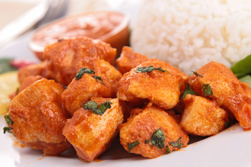 meat cooked with curry