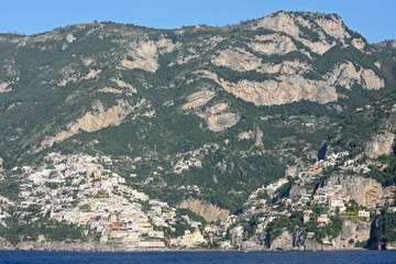 Fototapeta na wymiar Positano na Wybrzeżu Amalfi