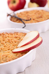 gourmet apple crumble