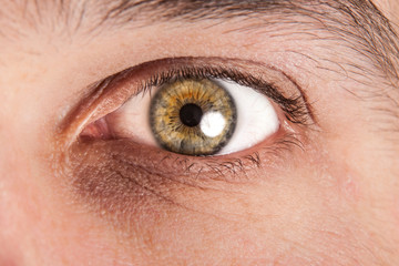 Close up of male eye