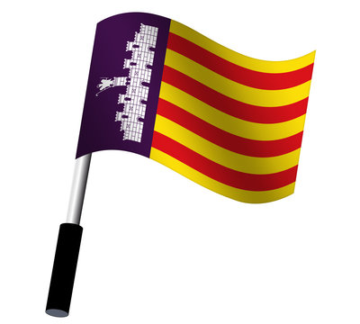 Mallorca Flagge 50x75 Cm - Premium Qualität Für Boot & Garten