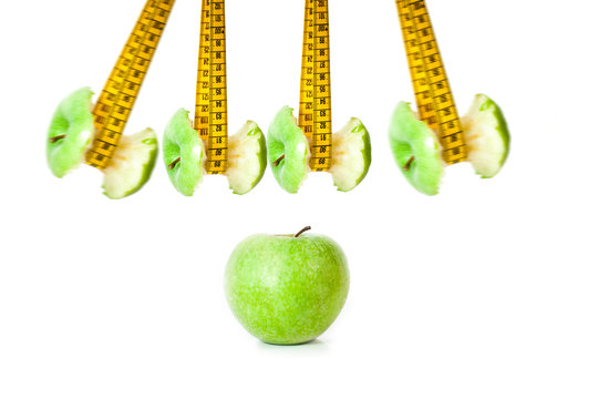 apfel fitness konzept