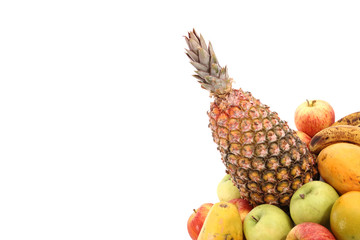 Fruits on right corner