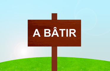 panneau &agrave; b&acirc;tir