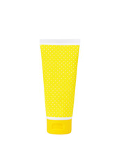 Tube with cream, isolated on white background