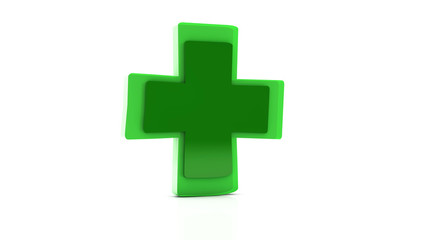 Fototapeta premium 3d health icon