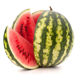 Sliced ripe watermelon