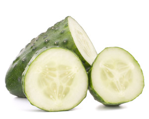 Sliced cucumber vegetable