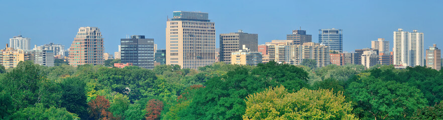 Toronto city skyline