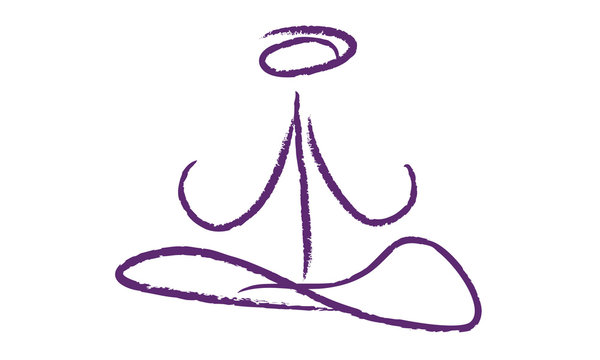 Yoga simple violet
