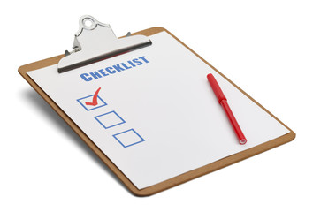 Clipboard Checklist