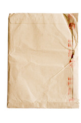 crumpled envelope