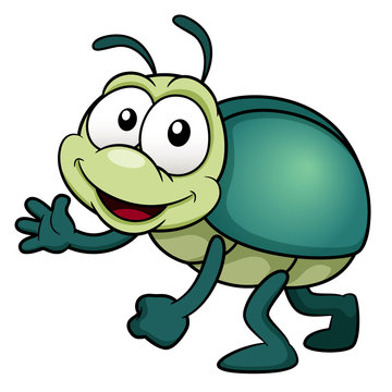 illustration of cartoon bug