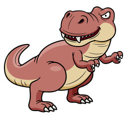 illustration of cartoon dinosaur