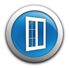 fenêtre sur bouton bleu