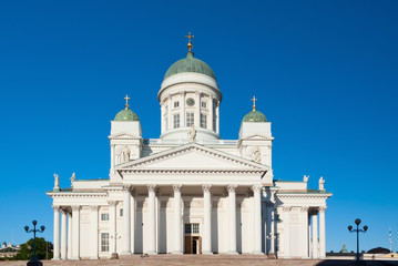 Fototapeta na wymiar Katedra w Helsinkach w Helsinkach, w Finlandii