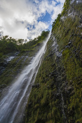 Obraz premium Waimoku Falls on Maui (Seven Sacred Pools, Haleakala National Pa