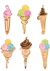 Set ice cream