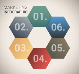 Modern soft color Design template / infographics