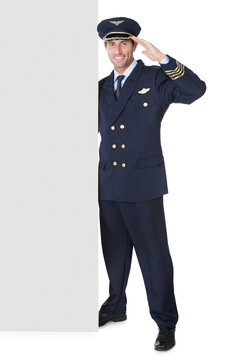 Portrait of confident pilot