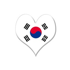 South Korea heart.