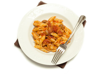 Penne al ragù di salsiccia