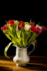 Bouquet of Flowers in Vase