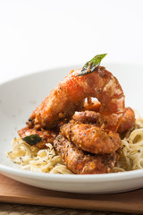 fried shrimp with spices