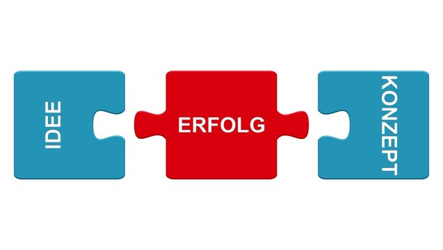 Puzzle: Erfolg - Idee und Konzept