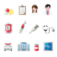 アイコン12セット（病院）