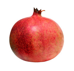 red pomegranate isolated