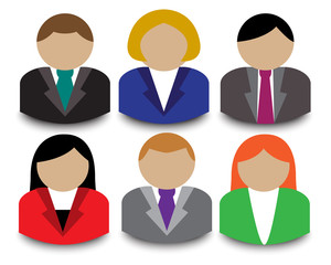 Business people avatars