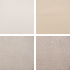 Fototapeta premium Set from backgrounds of leather texture