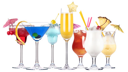 alcoholic cocktail set