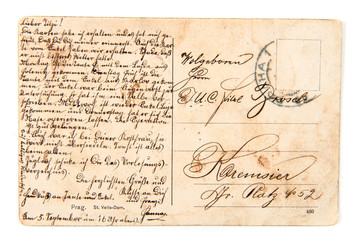 Obraz premium old postcard