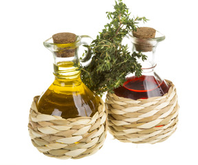 Oil and Vinegar with thyme
