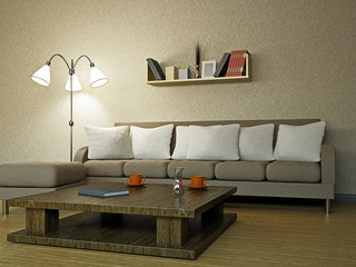 Sofa in the livingroom