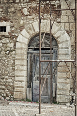Fototapeta na wymiar starożytny odnawianie budynków
