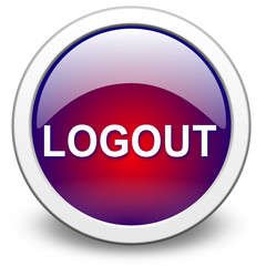 LOGOUT, push-button, vektor