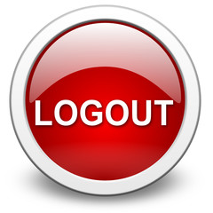 LOGOUT, vektor button