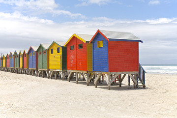 Beach huts