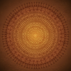 Vintage mandala ornament background