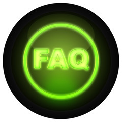 Button FAQ Grün