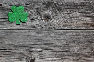 Four leaf clover background for St. Patrick's day announcement